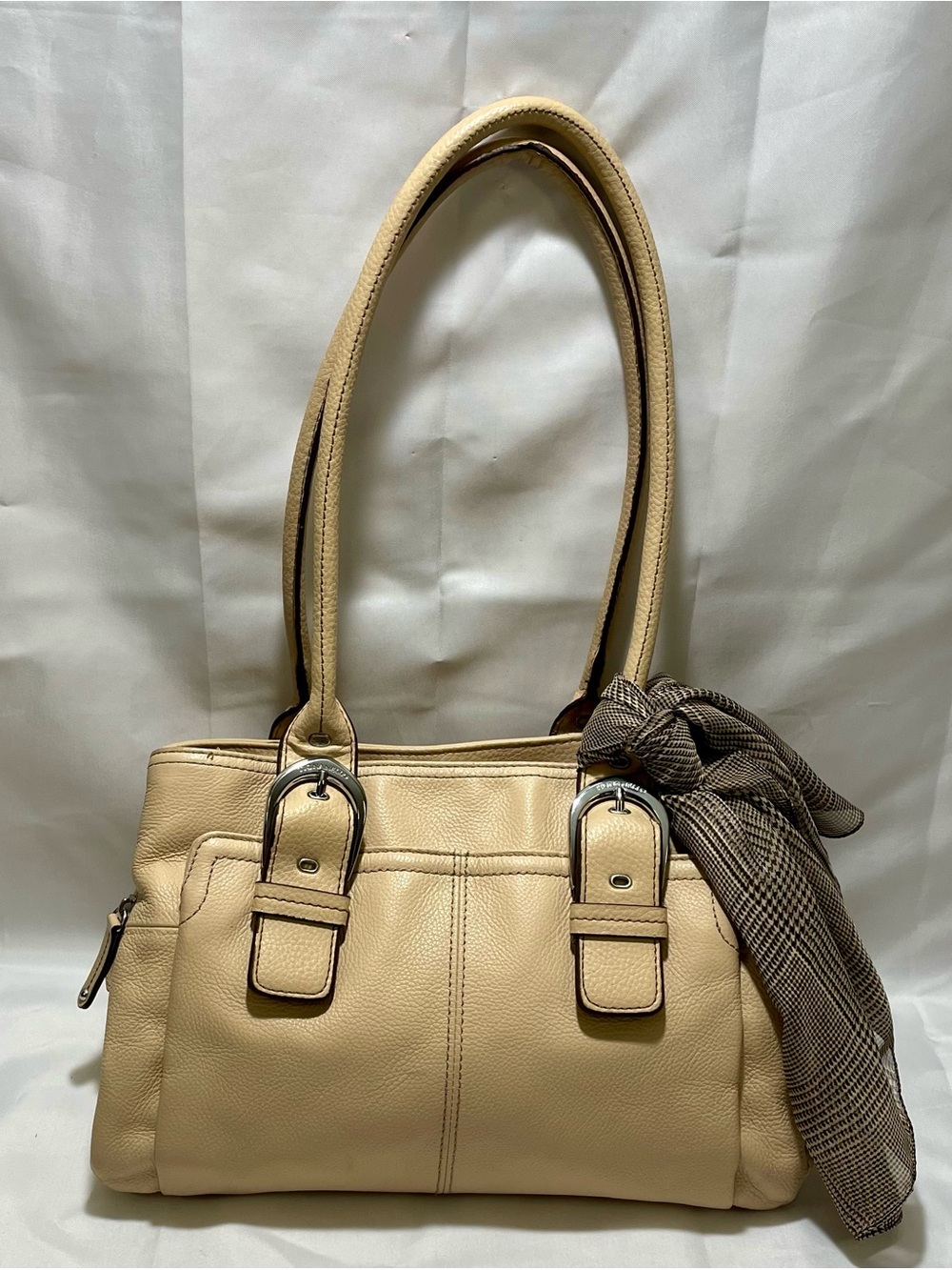 Tignanello "Perfect 10" Pebbled Leather Tote, LNC. ✨VINTAGE✨
